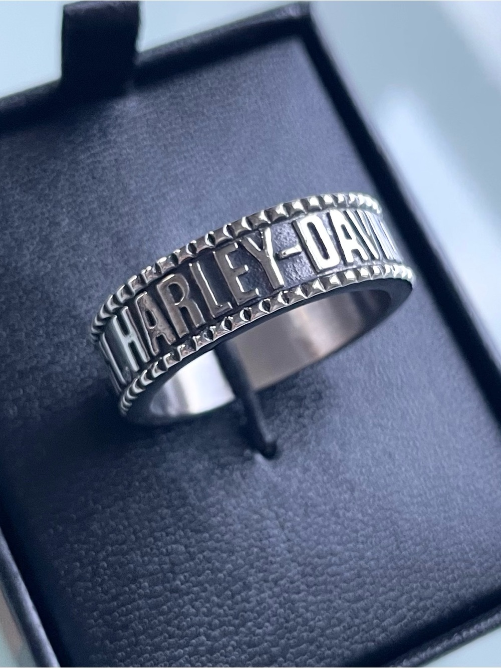 Harley-Davidson Logo Band Ring size 10